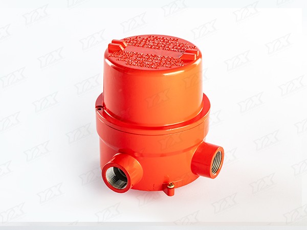 防爆類橘紅色接線盒鋁壓鑄件